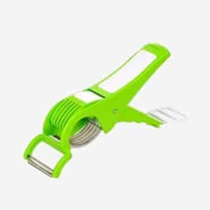 Multi-Function Vegetable Cutter & Peeler | Stainless Steel Multi-Blade Vegetable Slicer for Potato, Onion, Tomato, Carrot, Cucumber & Fruits | Kitchen Hand Cutter